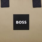 Beige Logo Canvas Baby Changing Bag, 1, hi-res