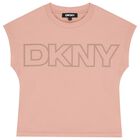 Girls Pink Logo T-Shirt, 2, hi-res