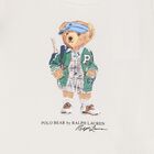 Baby Girls Ivory, Pink & Blue Tartan Polo Bear Shorts Set, 1, hi-res