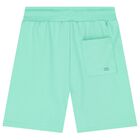 Boys Green Jersey Shorts, 2, hi-res