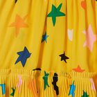 Girls Yellow Star Print Skirt, 1, hi-res