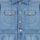Girls Blue Denim Dress, 1, hi-res