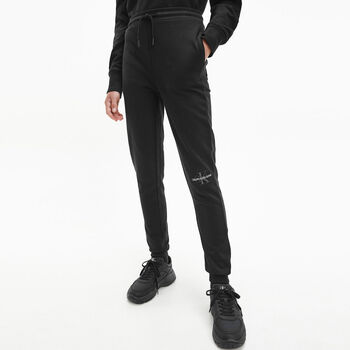 Girls Black Logo Joggers