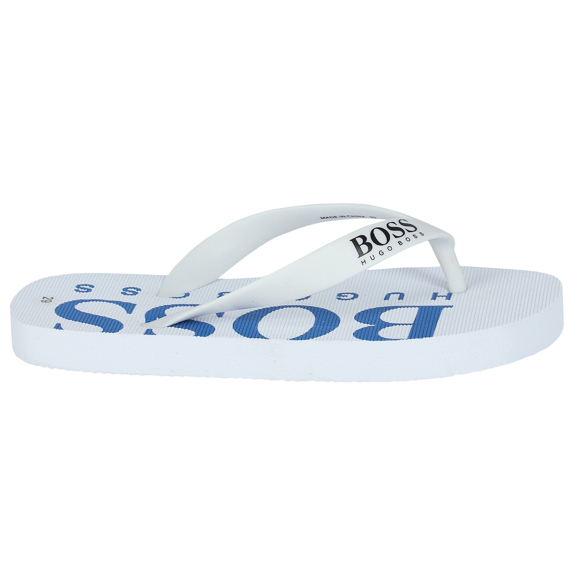 Boys white flip deals flops