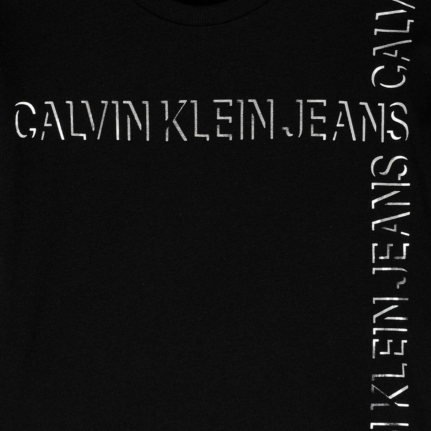 Girls Black Logo T-Shirt, 1, hi-res image number null