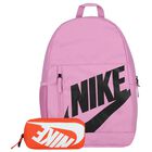 Girls Pink Logo Backpack, 2, hi-res