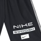 Boys Black Logo Shorts, 2, hi-res