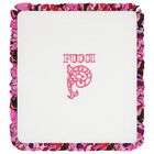 Baby Girls Ivory Orchidee Ruffle Blanket, 1, hi-res