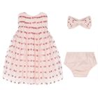 Younger Girls Pink Dress Set, 2, hi-res
