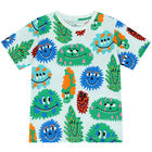 Boys Blue Monsters T-Shirt, 1, hi-res