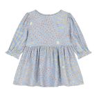 Baby Girls Blue Star Dress Set, 1, hi-res