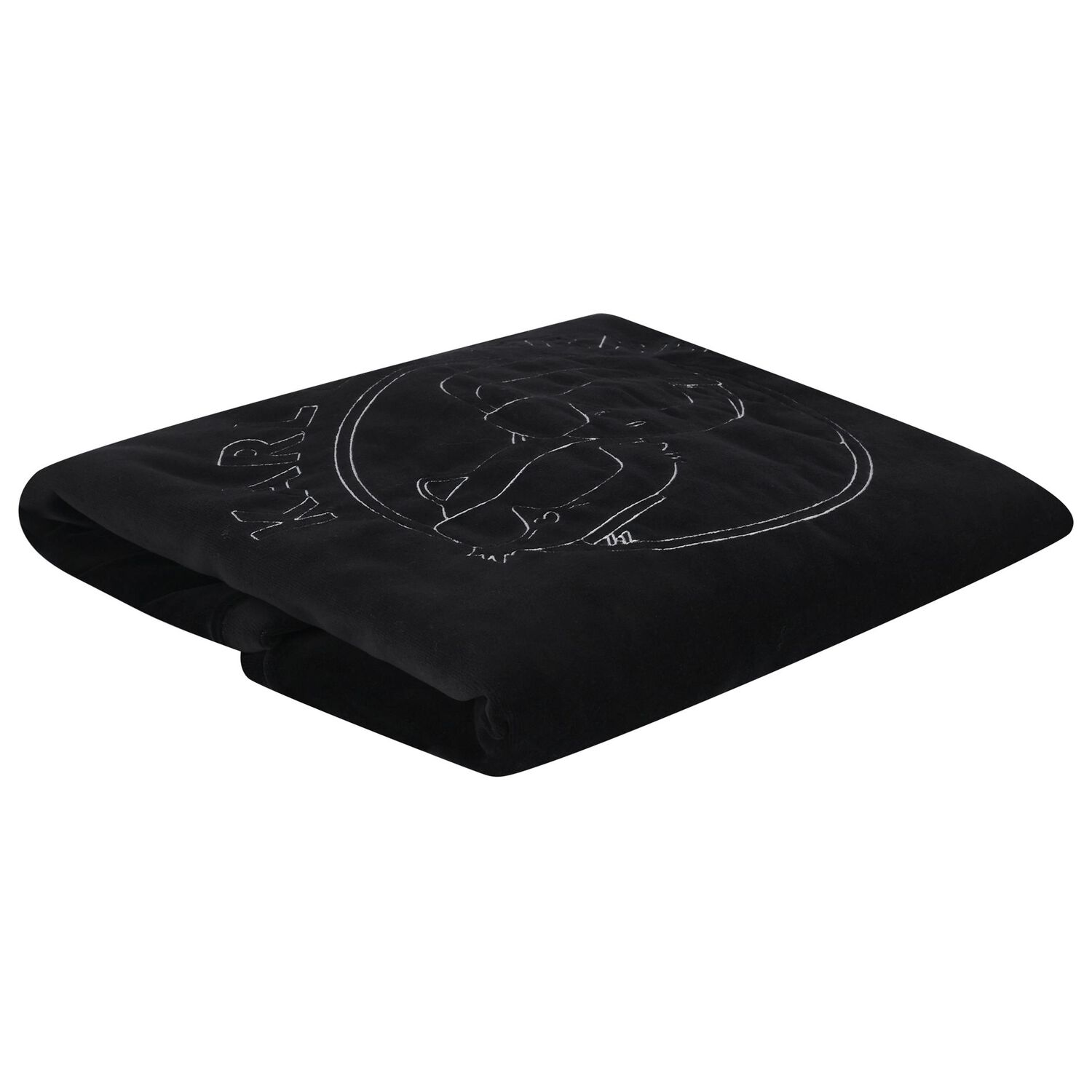 Black & White Ikonik Karl Logo Baby Blanket, 1, hi-res