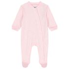 Baby Girls Pink Logo Babygrow Gift Set, 1, hi-res