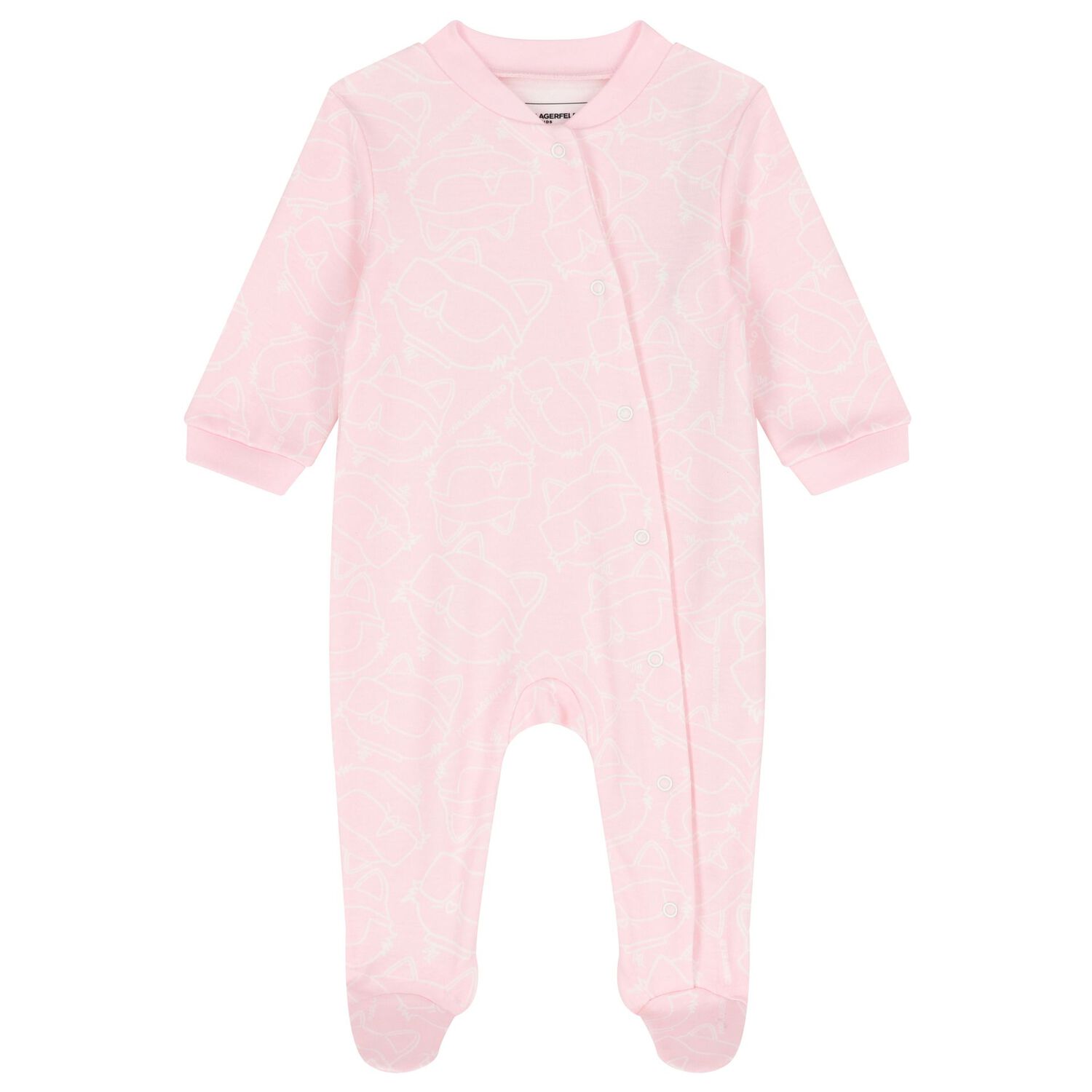 Baby Girls Pink Logo Babygrow Gift Set, 1, hi-res