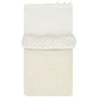 Baby Girls Beige & Ivory Logo Nest, 1, hi-res