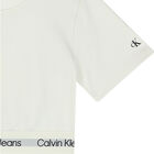 Girls Ivory Logo T-Shirt, 1, hi-res