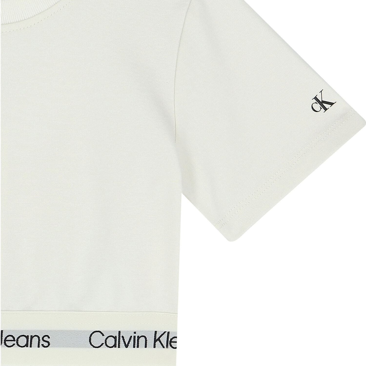 Girls Ivory Logo T-Shirt, 1, hi-res