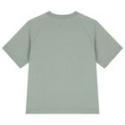 Boys Green Trefoil Logo Shorts Set, 1, hi-res