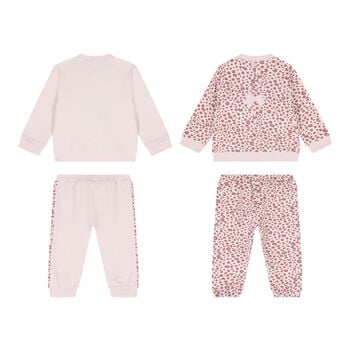 Baby Girls Pink Bow Tracksuits ( 2-Pack )