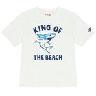 Boys White Shark T-Shirt, 1, hi-res
