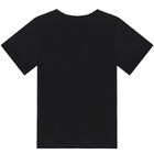 Boys Black Logo T-Shirt, 1, hi-res