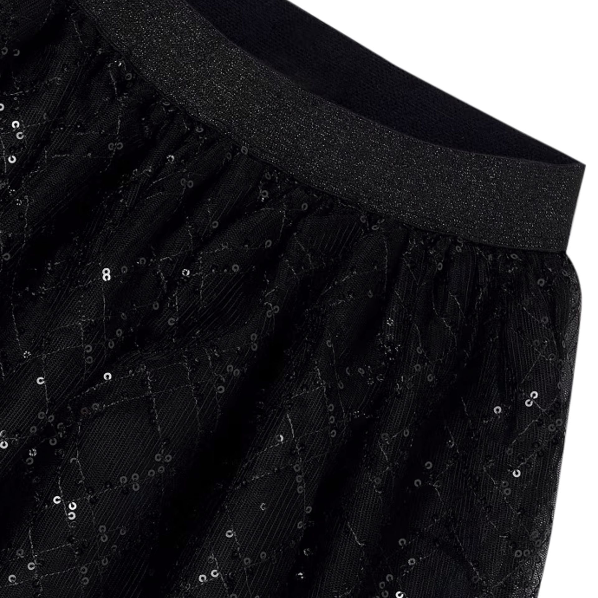 Mayoral Girls Black Embellished Tulle Skirt Junior Couture UK