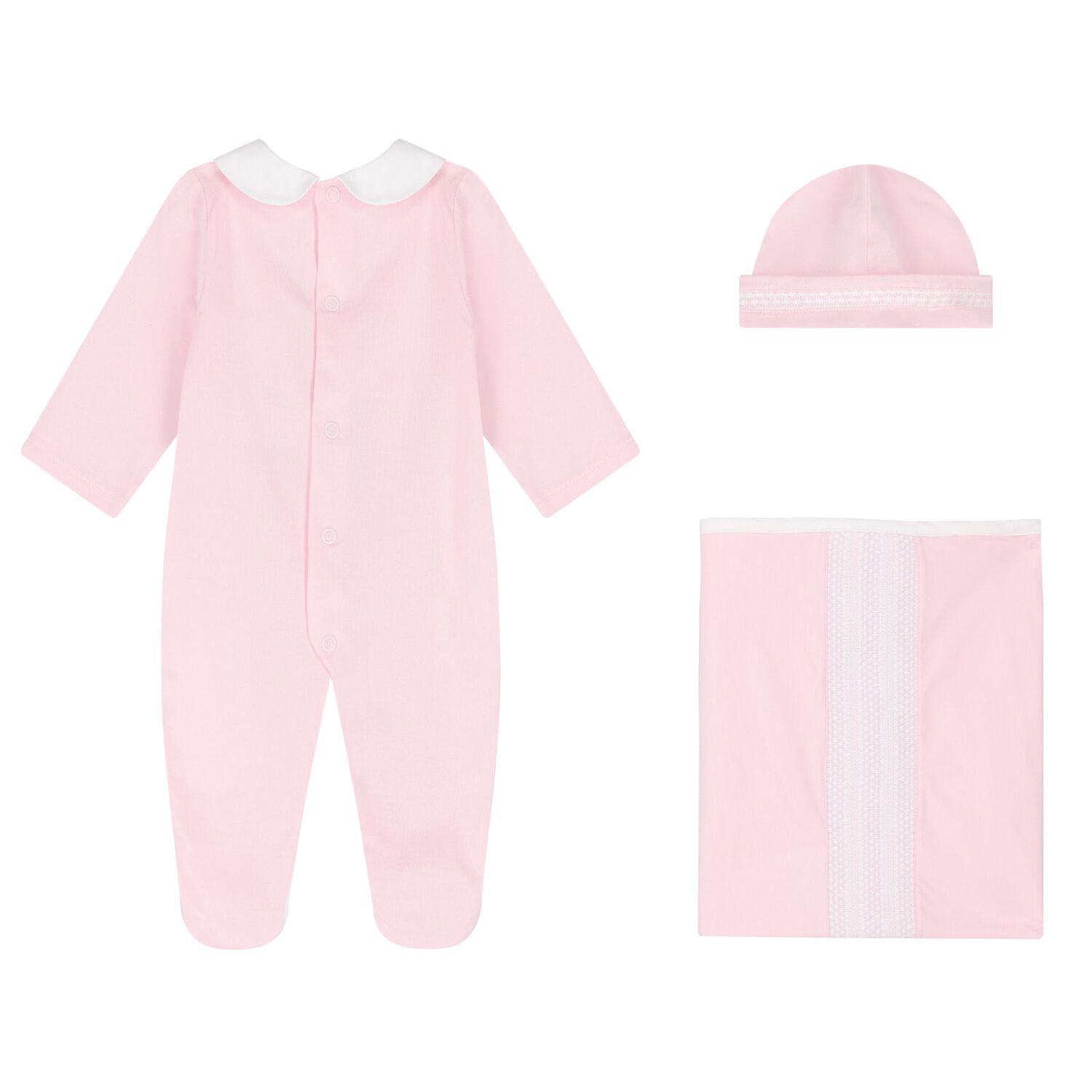 Baby Girls Pink Babygrow Gift Set, 1, hi-res