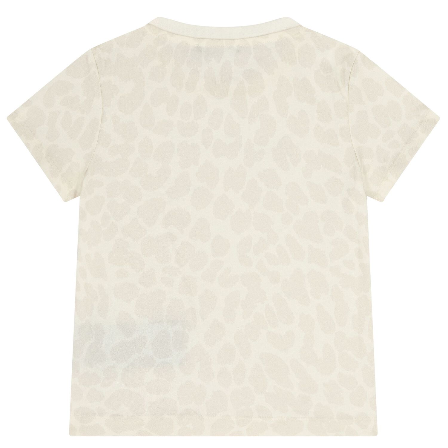 Girls Beige Logo T-Shirt, 1, hi-res