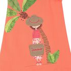 Girls Orange Dress, 4, hi-res