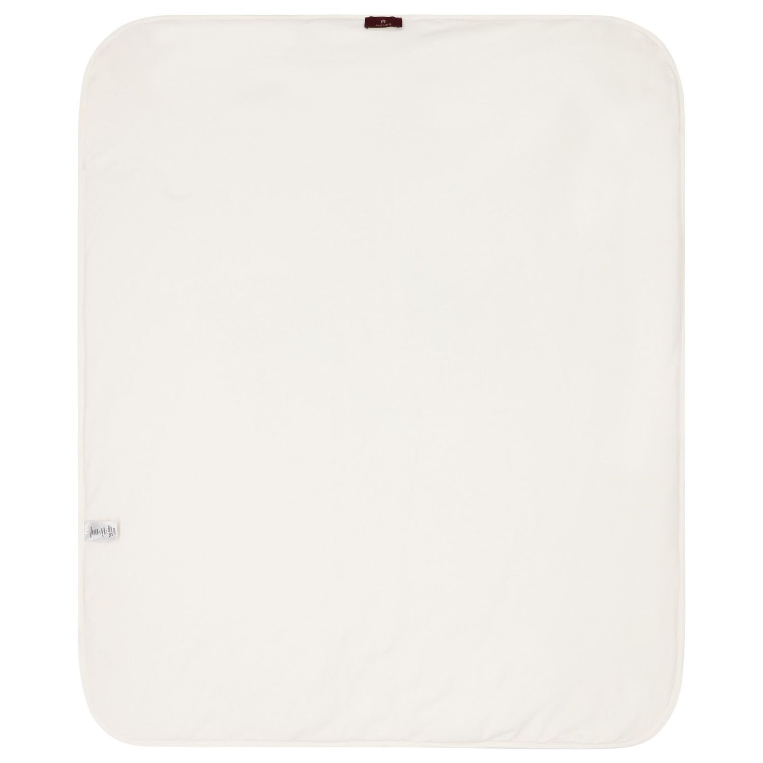 Baby Girls Ivory & Gold Logo Blanket, 1, hi-res