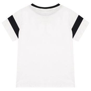 Boys White Logo T-Shirt