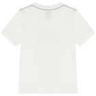 Boys White & Beige Logo T-Shirts ( 2-Pack ), 1, hi-res