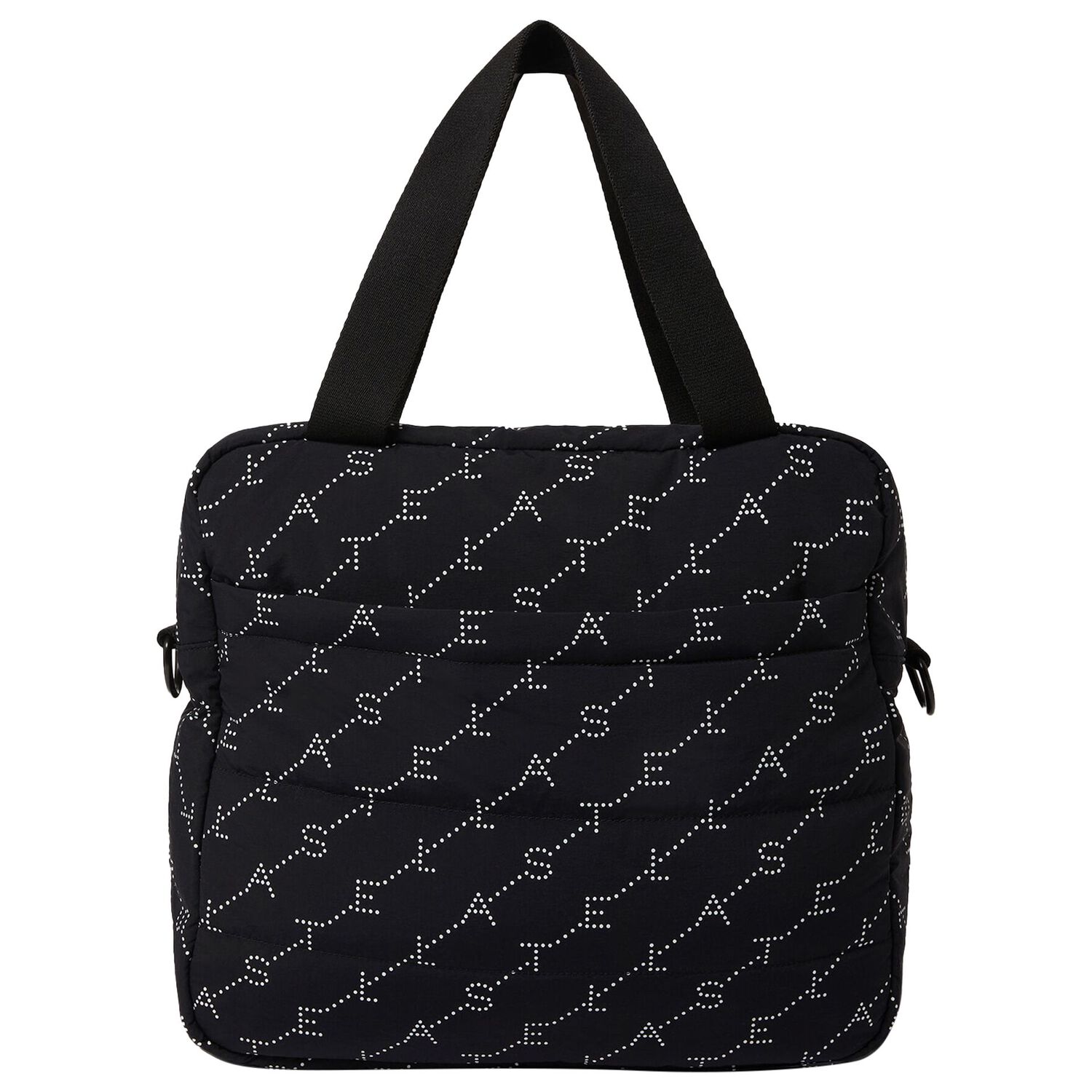 Black Logo Baby Changing Bag, 2, hi-res
