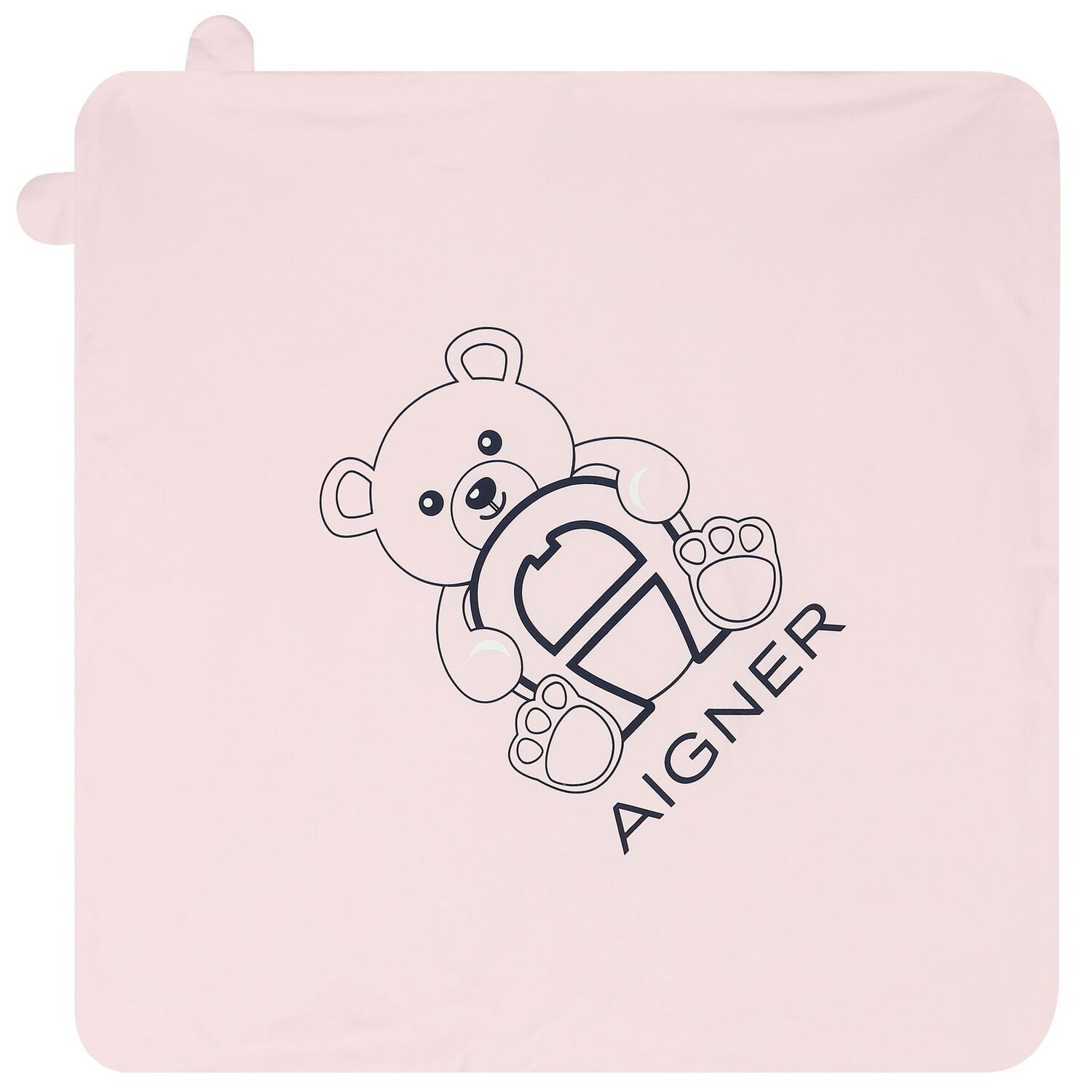 Baby Girls White & Pink Logo Babygrow Set, 1, hi-res