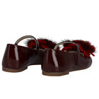 Girls Red Embellished Shoes, 1, hi-res