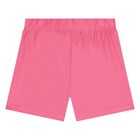 Younger Girls Pink Logo Shorts Set, 1, hi-res