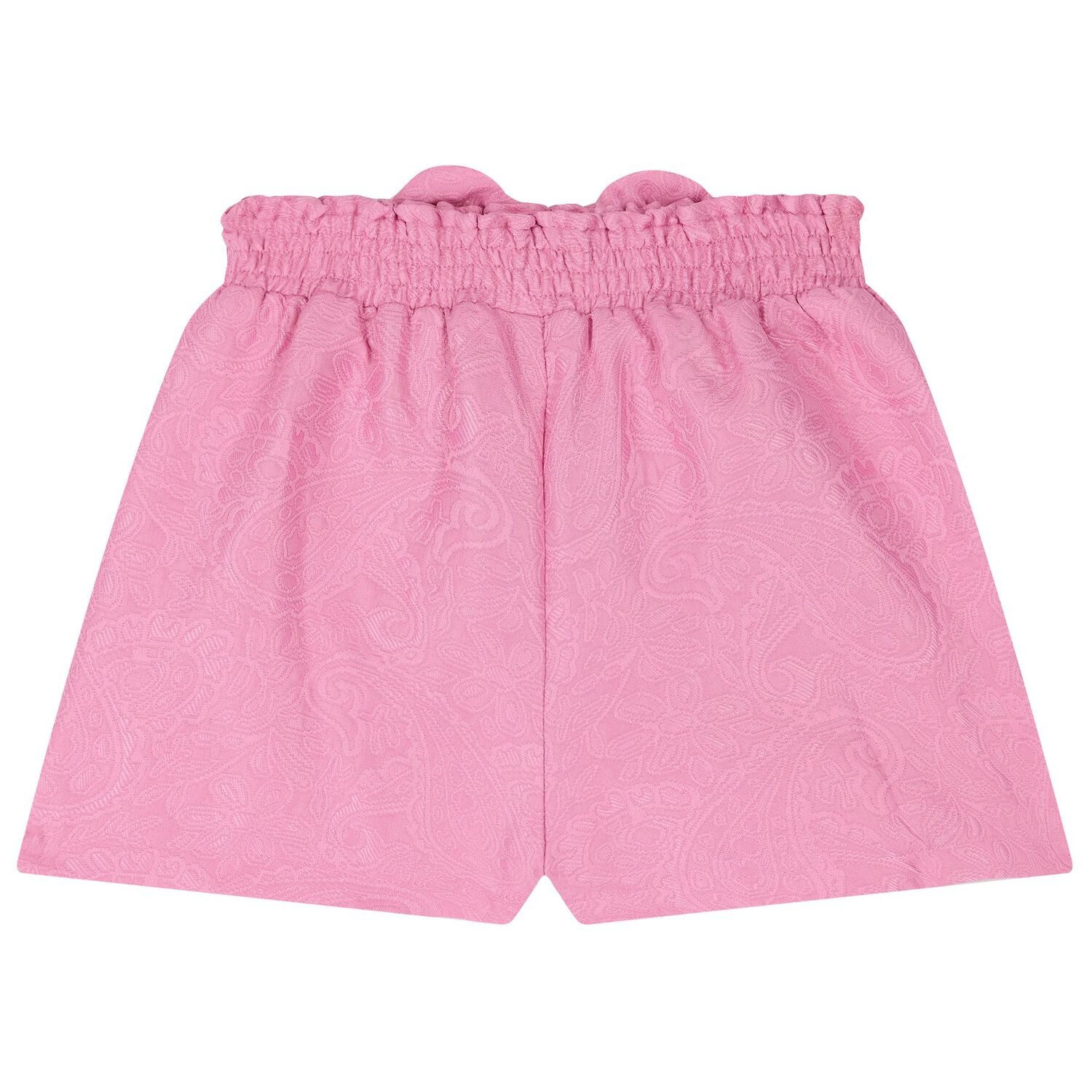 Girls Pink Jacquard Shorts, 1, hi-res