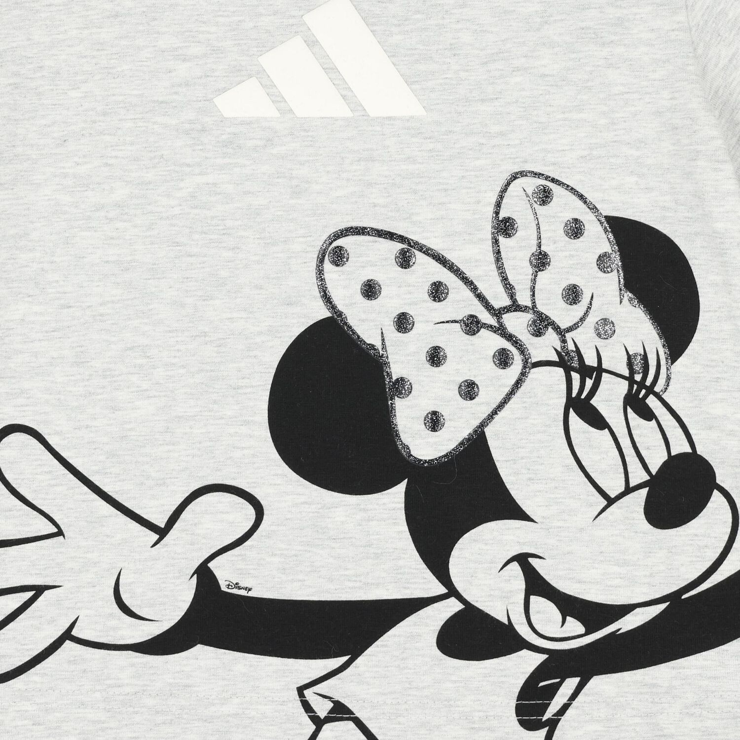 Younger Girls Grey & Pink Minnie Mouse Disney Shorts Set, 1, hi-res