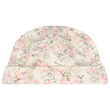 Baby Girls Pink Floral Hat