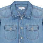 Girls Blue Denim Dress, 1, hi-res