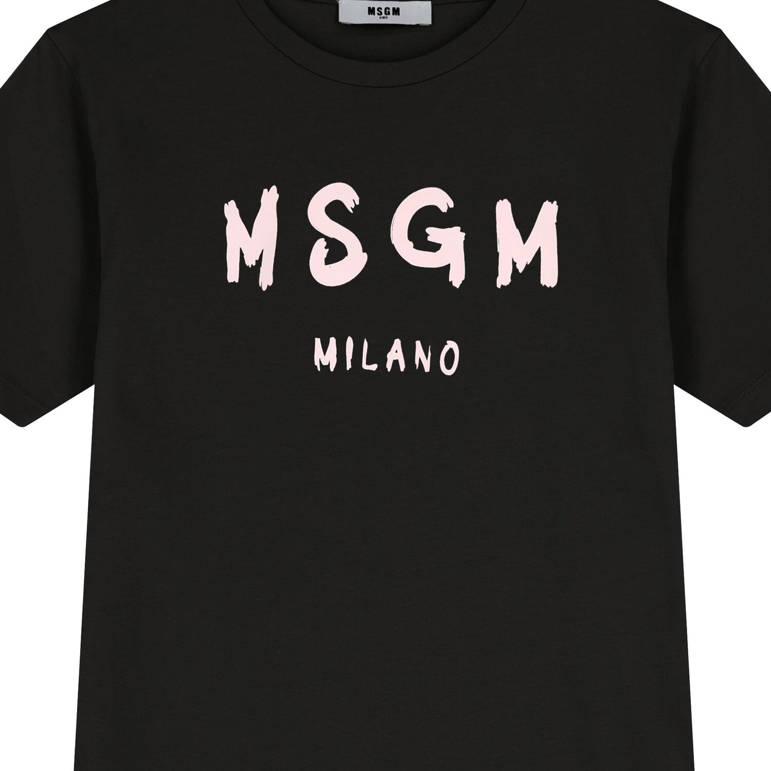 Girls Black Logo Dress, 1, hi-res