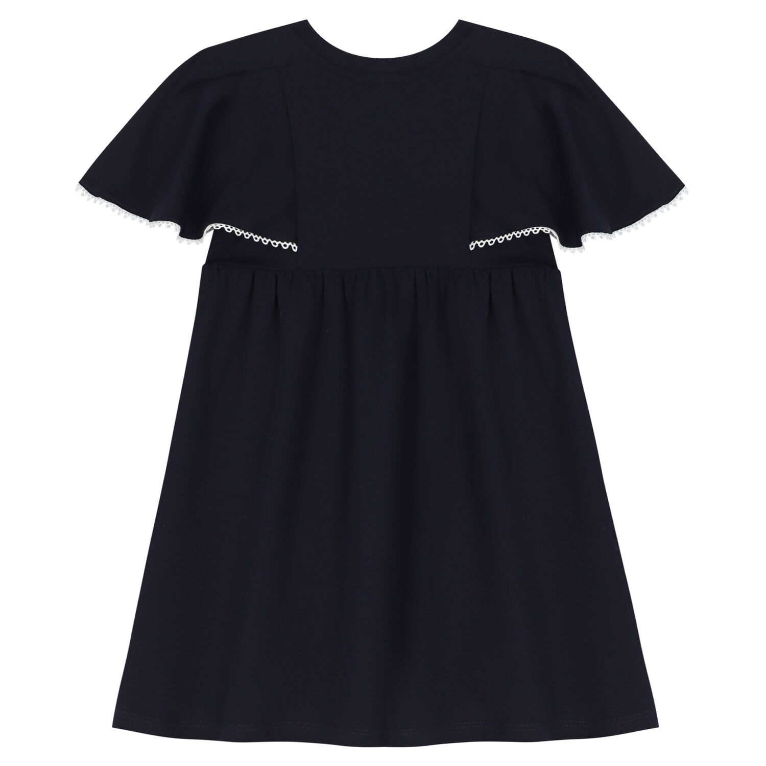 Girls Navy Logo Dress, 2, hi-res