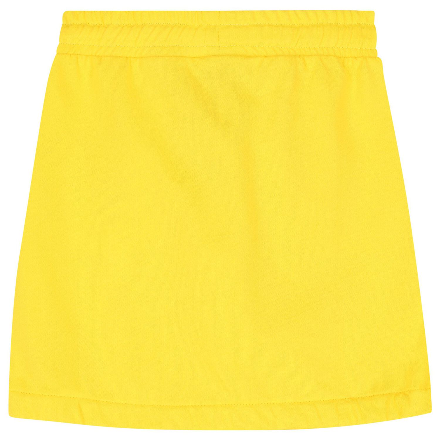 Girls Yellow Teddy Bear Logo Skirt, 2, hi-res image number null