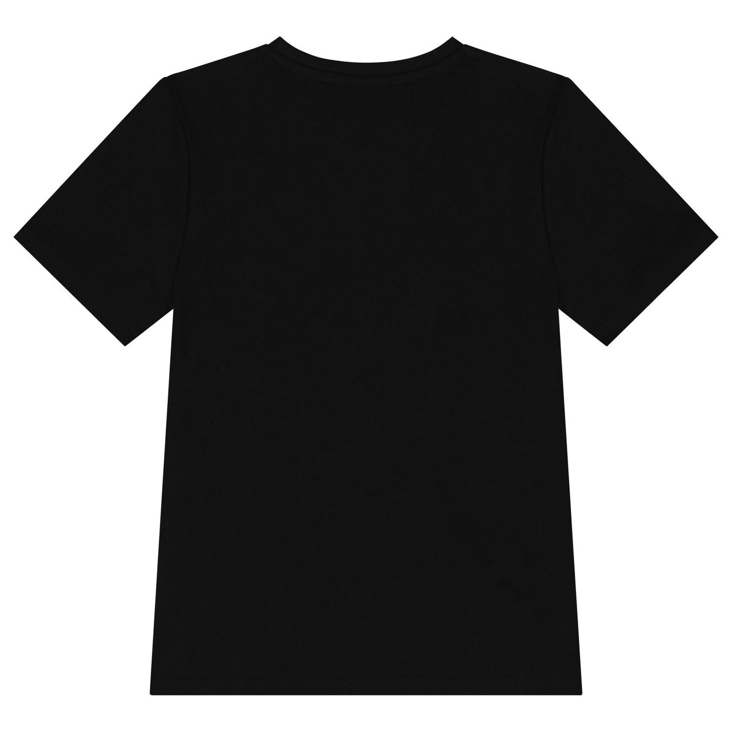 Boys Black Logo T-Shirt, 1, hi-res