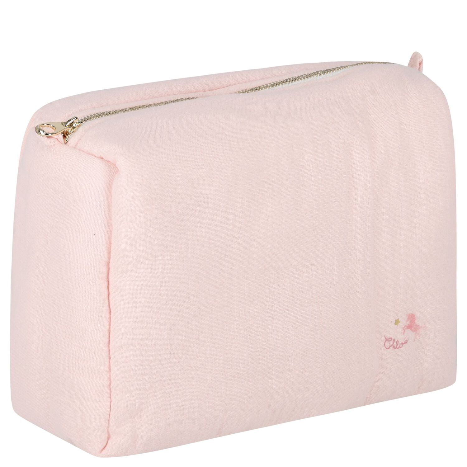 Baby Girls Ivory & Pink Logo Muslin Gift Set, 1, hi-res
