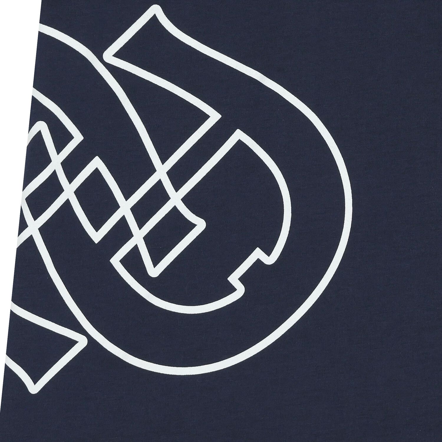 Boys Navy Blue Logo Polo Shirt , 2, hi-res