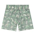 Boys Green Logo Star Wars Swim Shorts, 1, hi-res