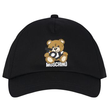 Black Teddy Bear Cap