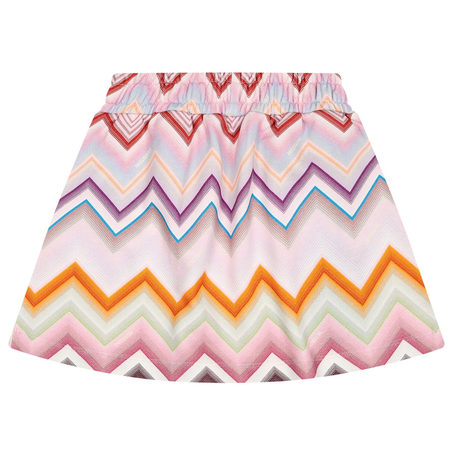 Girls Pink Zig Zag Skirt, 1, hi-res