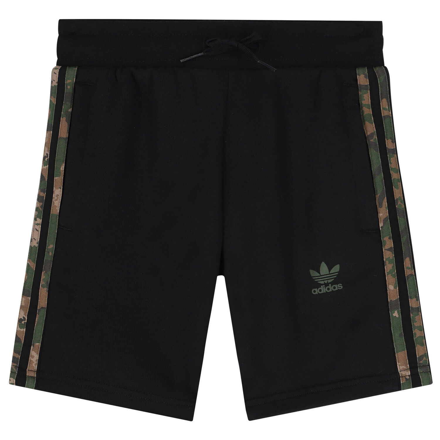 Boys Black Logo Shorts, 1, hi-res image number null